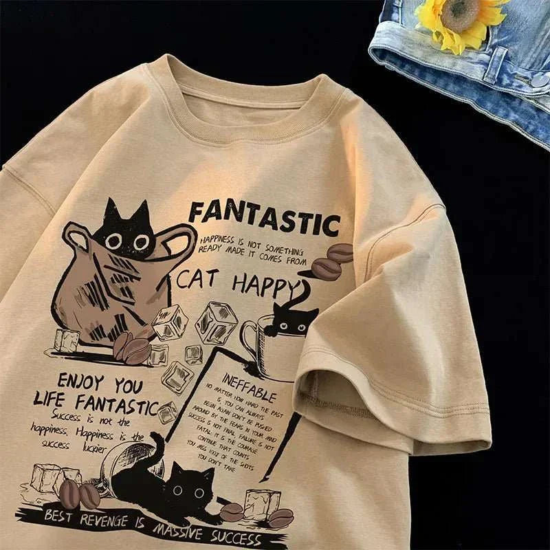 Women T Shirt Pullover Oversize Korean version - Edsel Rosa LLC