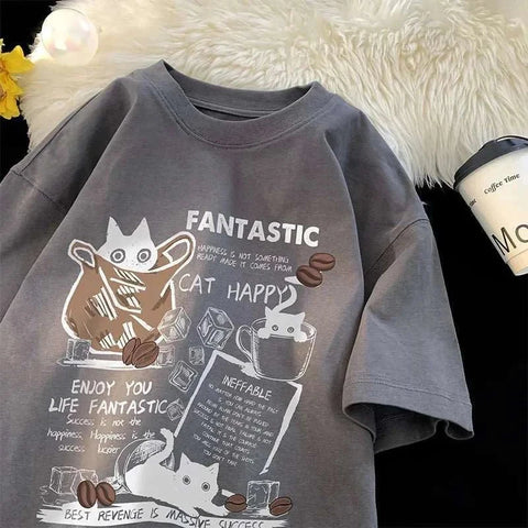 Women T Shirt Pullover Oversize Korean version - Edsel Rosa LLC