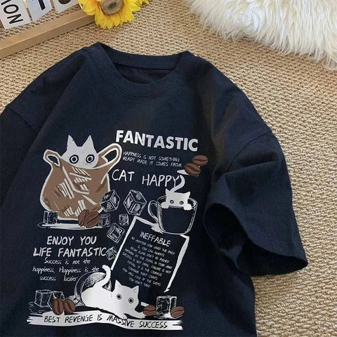 Women T Shirt Pullover Oversize Korean version - Edsel Rosa LLC