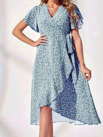 Flowy oversized bohemian maxi dress with woven design for summer beach and vacation wear