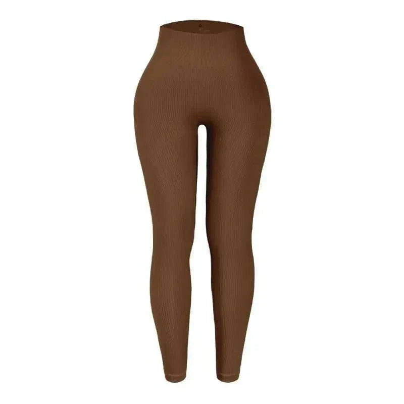 Thread Knited Leggings Women Seamless Slim Tights Gym Training Pants - Edsel Rosa LLC
