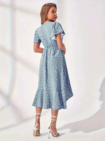 Flowy oversized bohemian maxi dress with woven design for summer beach and vacation style