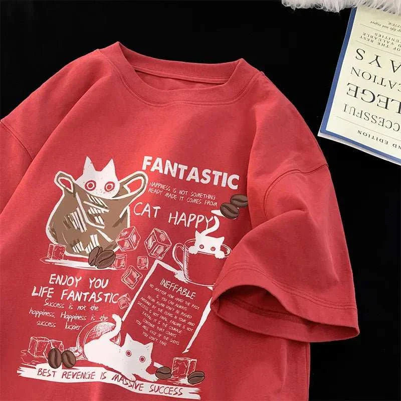 Women T Shirt Pullover Oversize Korean version - Edsel Rosa LLC