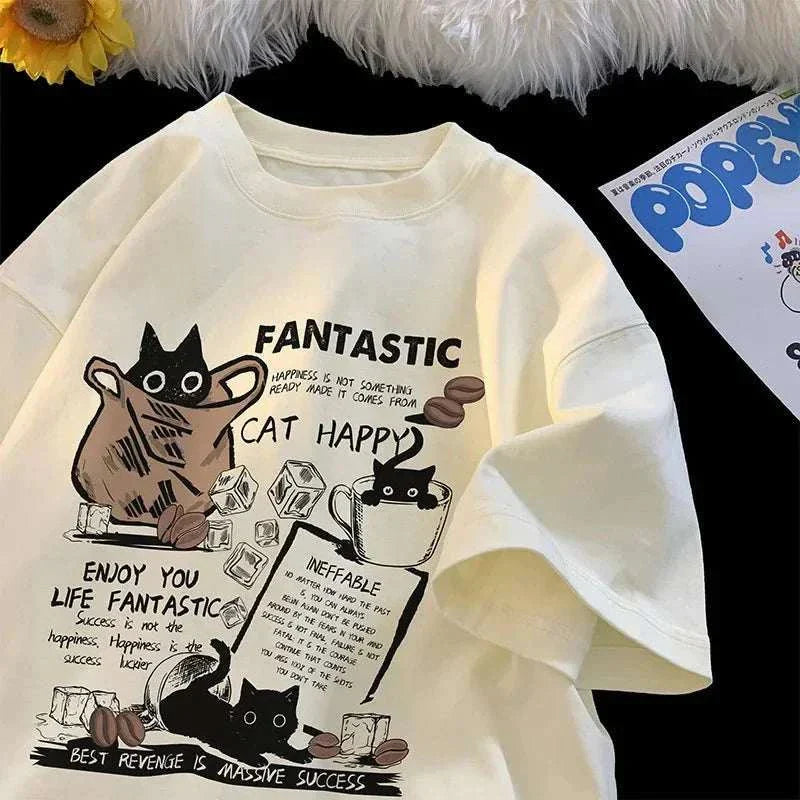 Women's oversized t-shirt pullover in Korean fashion style, relaxed and comfortable fit for casual wear