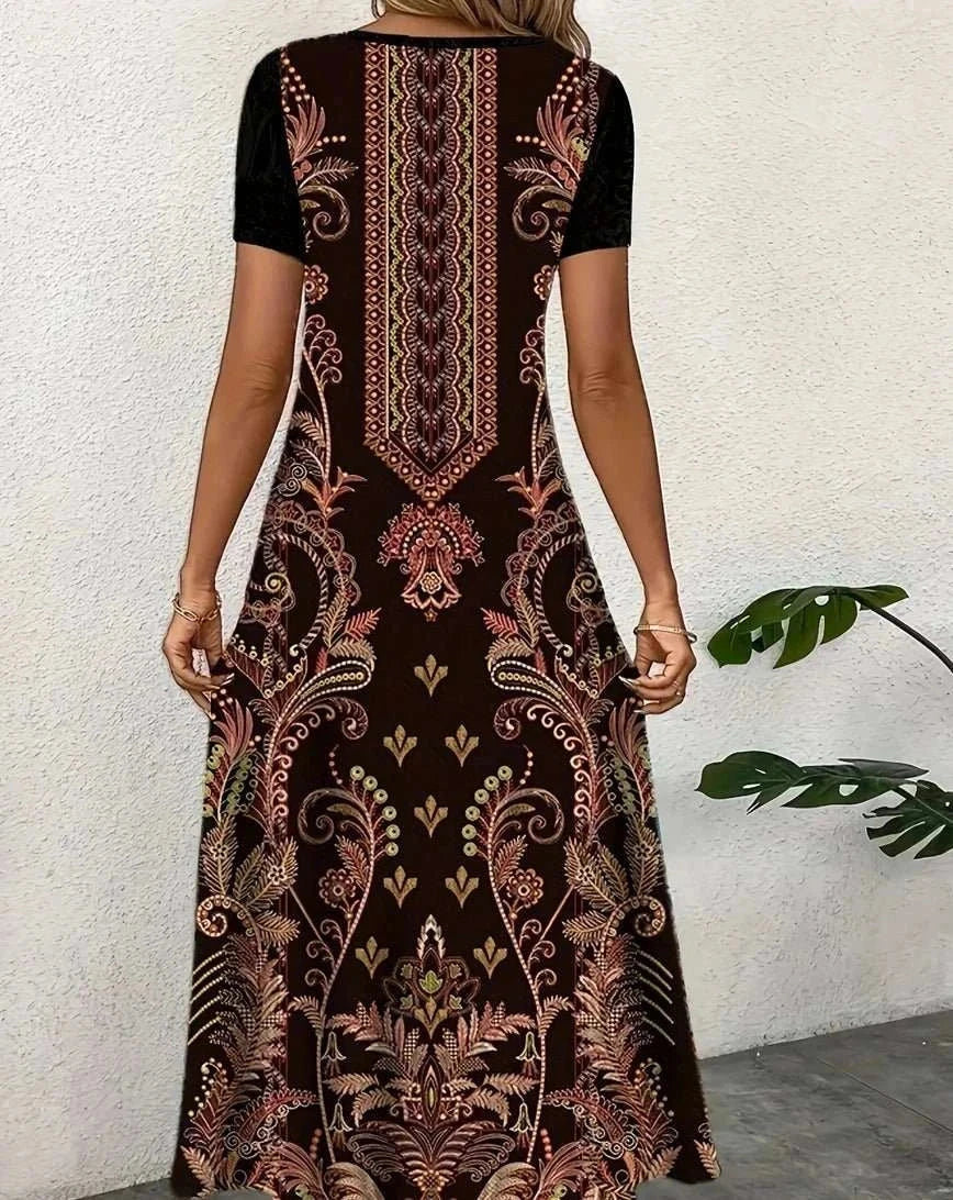 Elegant loose casual dress for women, comfortable and stylish for everyday wear