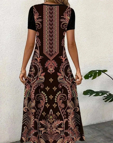 Elegant loose casual dress for women, comfortable and stylish for everyday wear