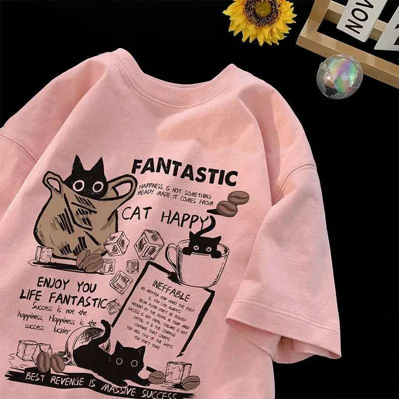 Women T Shirt Pullover Oversize Korean version - Edsel Rosa LLC