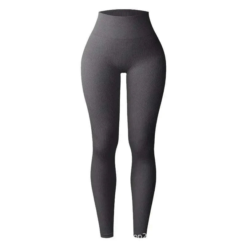 Thread Knited Leggings Women Seamless Slim Tights Gym Training Pants - Edsel Rosa LLC