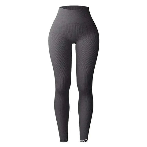 Thread Knited Leggings Women Seamless Slim Tights Gym Training Pants - Edsel Rosa LLC