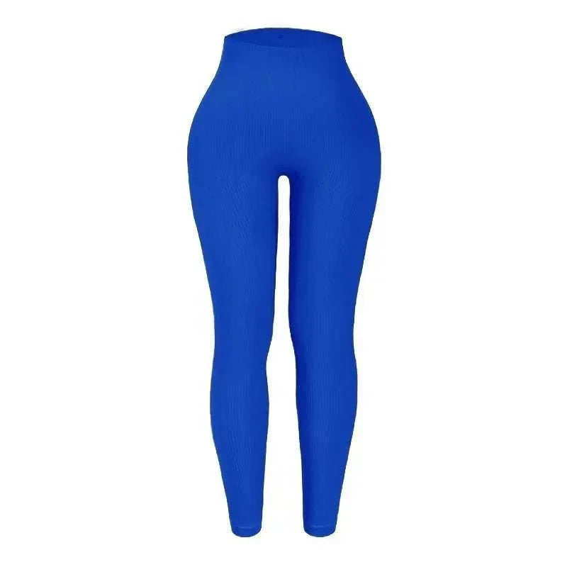 Thread Knited Leggings Women Seamless Slim Tights Gym Training Pants - Edsel Rosa LLC