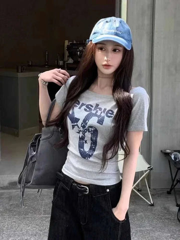 Sport Summer Off shoulder Top Women Sexy Vintage - Edsel Rosa LLC