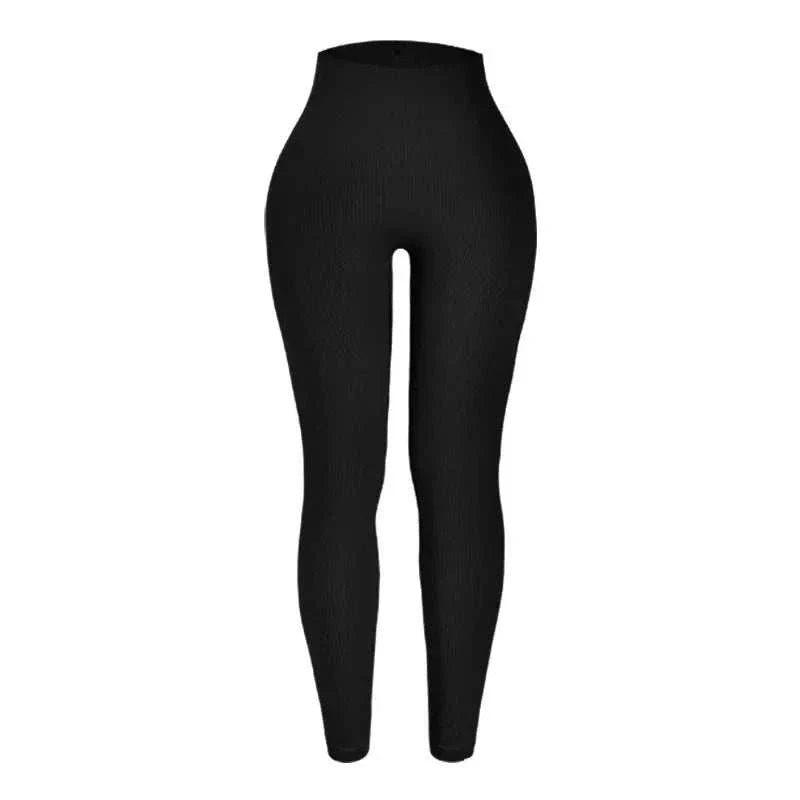 Thread Knited Leggings Women Seamless Slim Tights Gym Training Pants - Edsel Rosa LLC