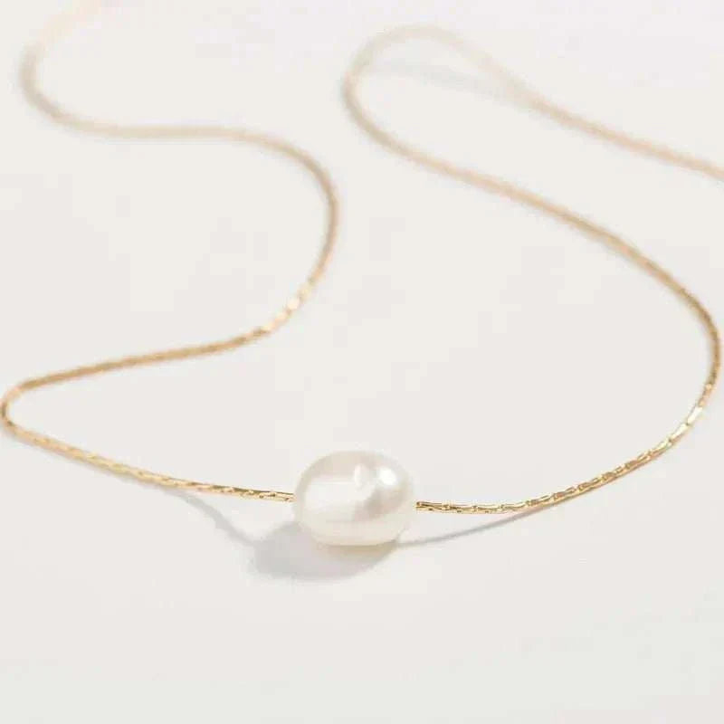 316L Stainless Steel New Fashion Fine Jewelry 2 Layer Natural Freshwater Pearl - Edsel Rosa LLC